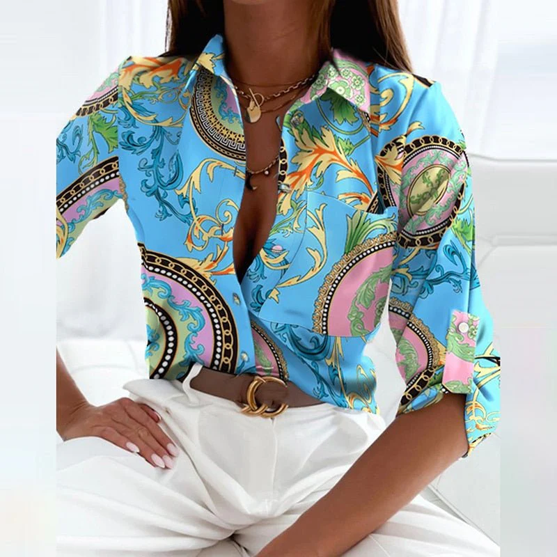 Arabella | Turned-Down Collar Blouse - Image 7