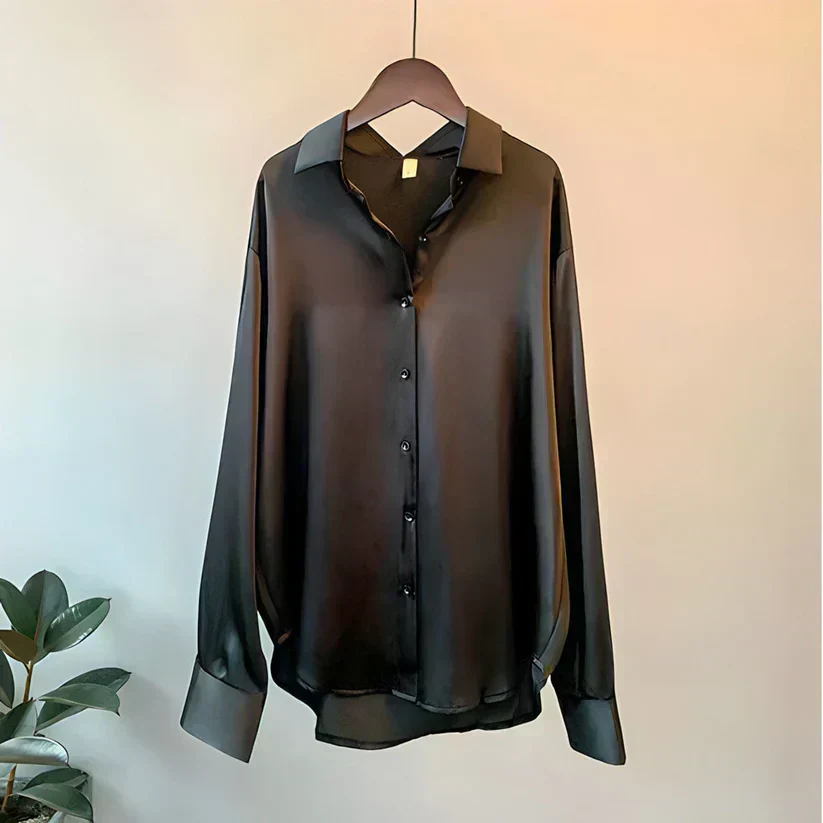 Cali | Elegant Silk Shirt - Image 3