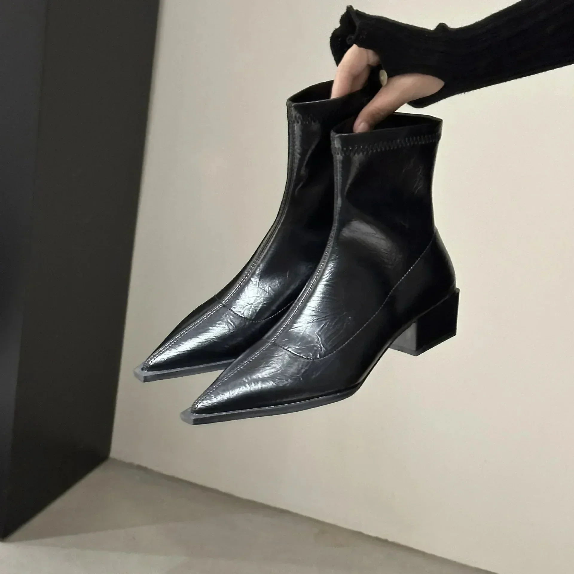 Cosima | Tapered Ankle Boots - Image 3
