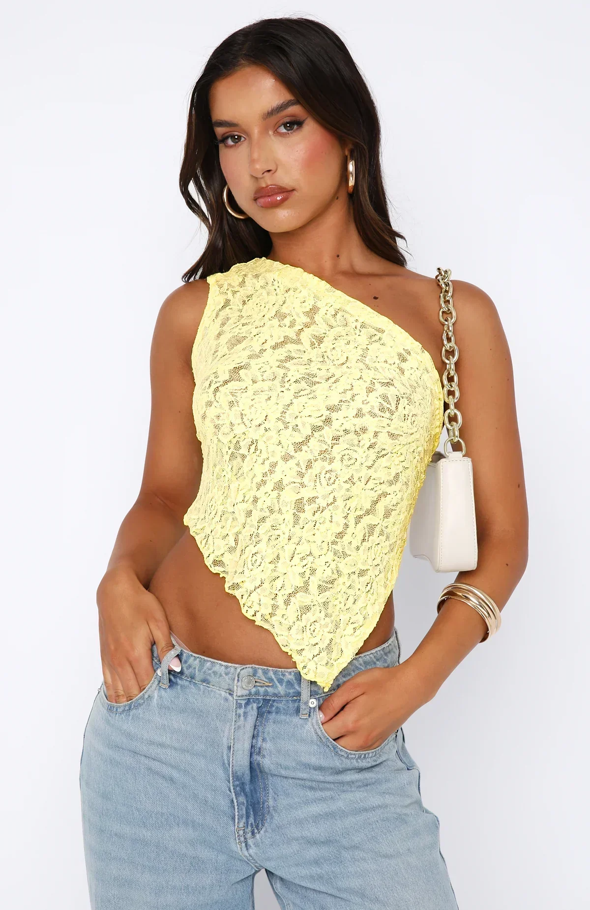 Eliza | One shoulder Lace Top - Image 10