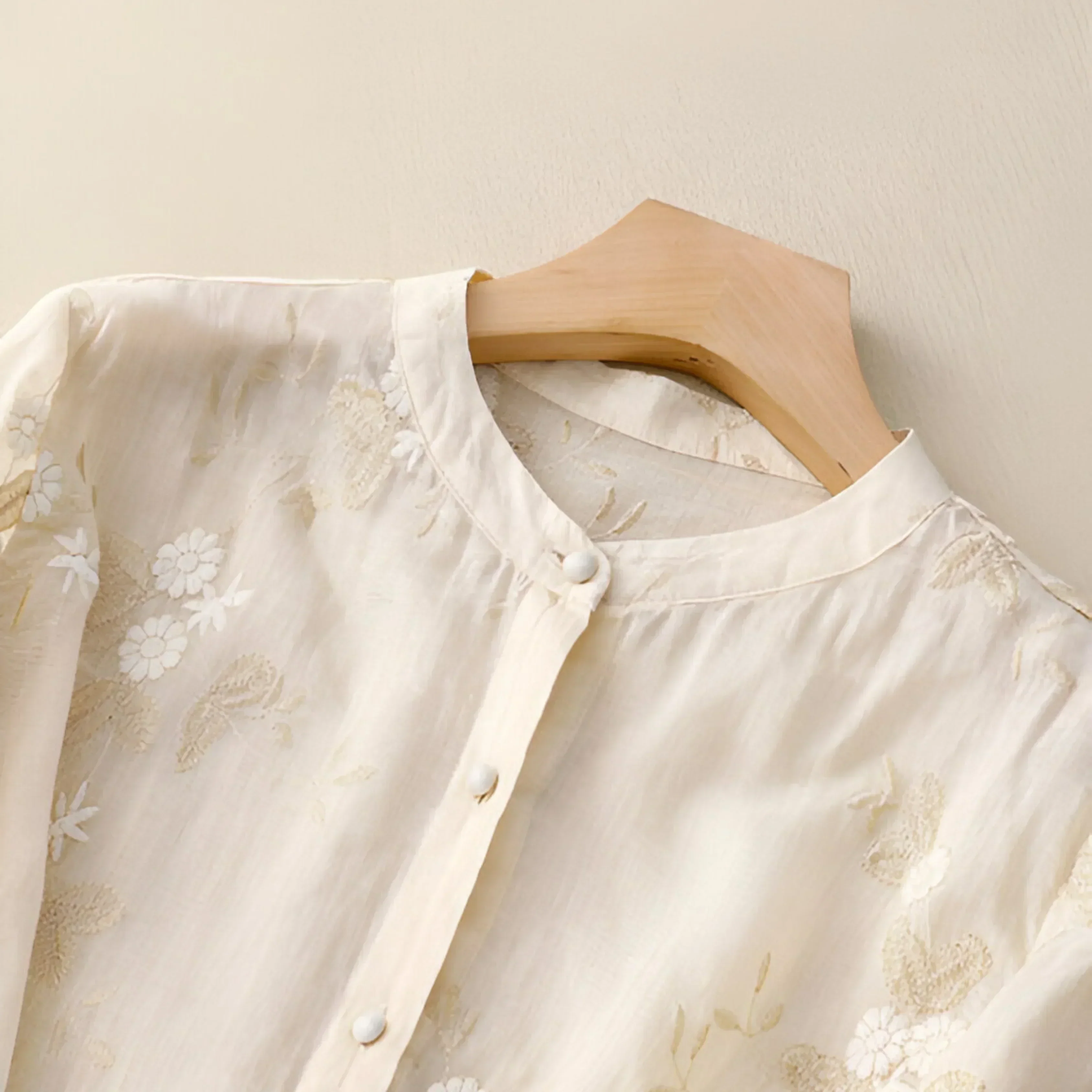 Elodie | Floral Button Blouse - Image 5