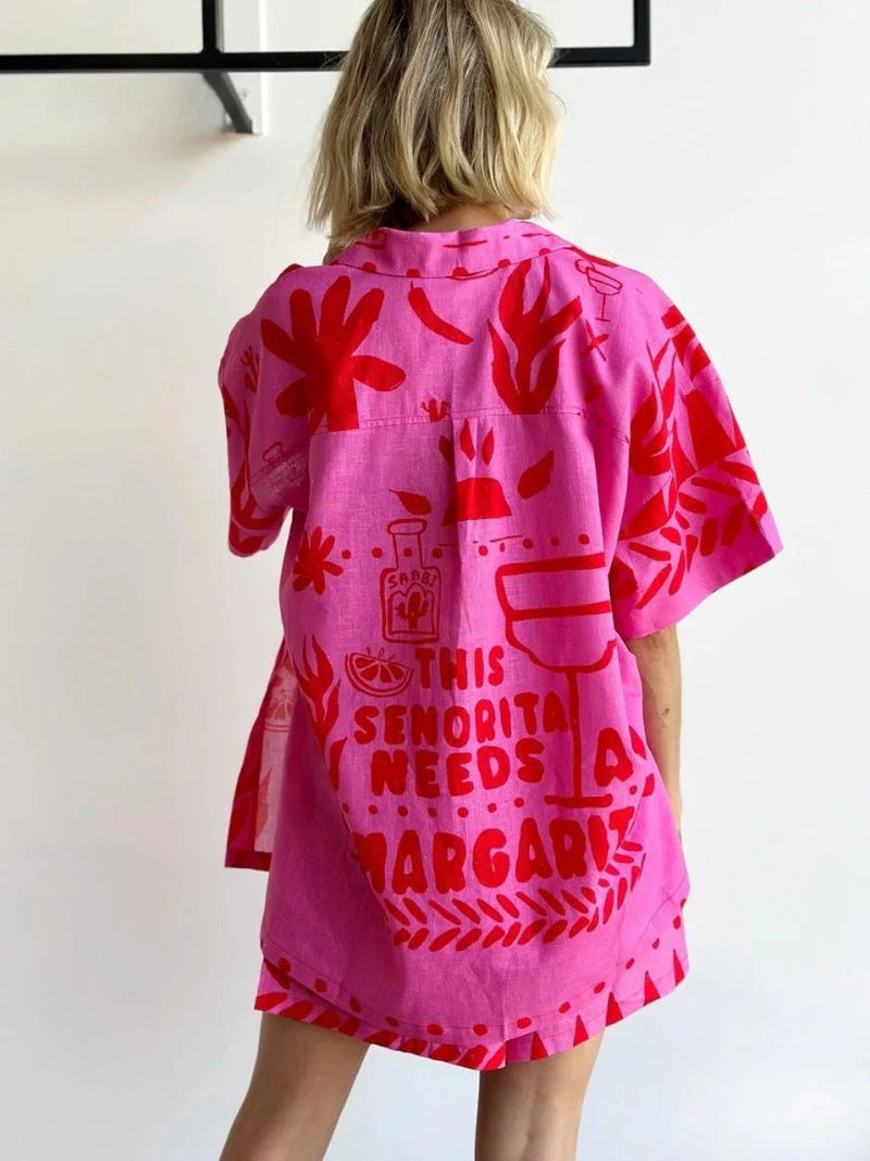Francesca | Short Sleeve Set - Image 3