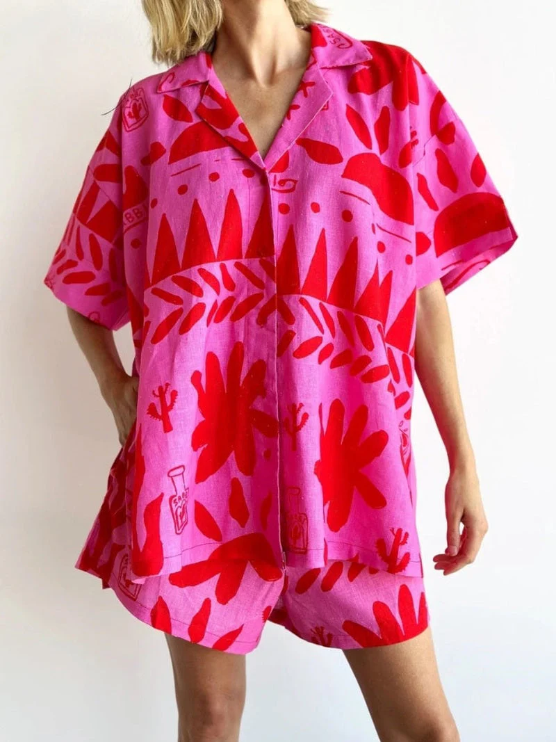 Francesca | Short Sleeve Set - Image 4