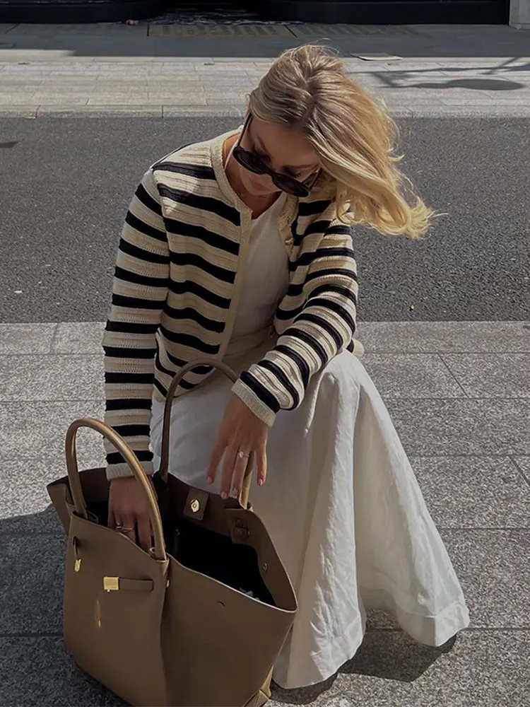 Hattie | Striped Cardigan - Image 4