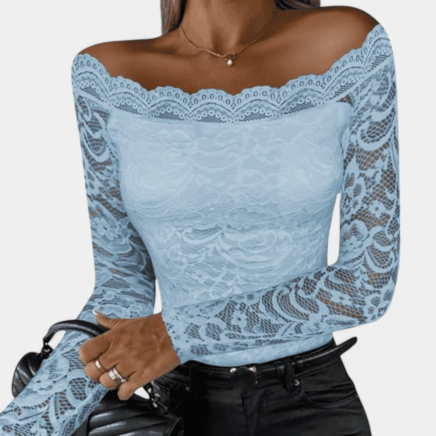 Isolde | Elegant Lace Off-Shoulder - Image 5