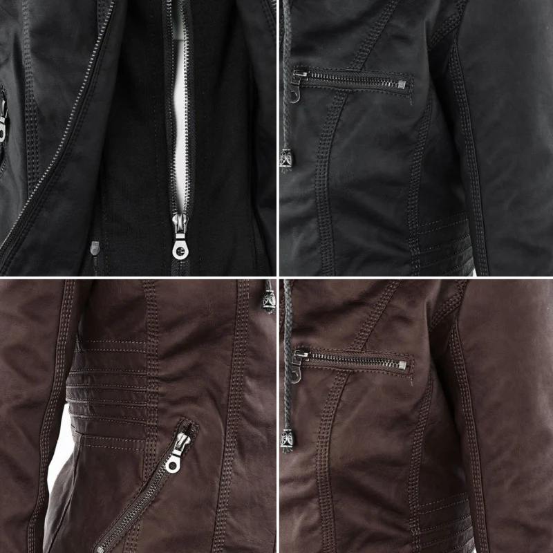 Jasmine | Classic Moto Jacket - Image 20