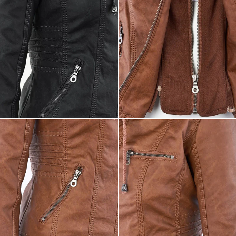 Jasmine | Classic Moto Jacket - Image 21