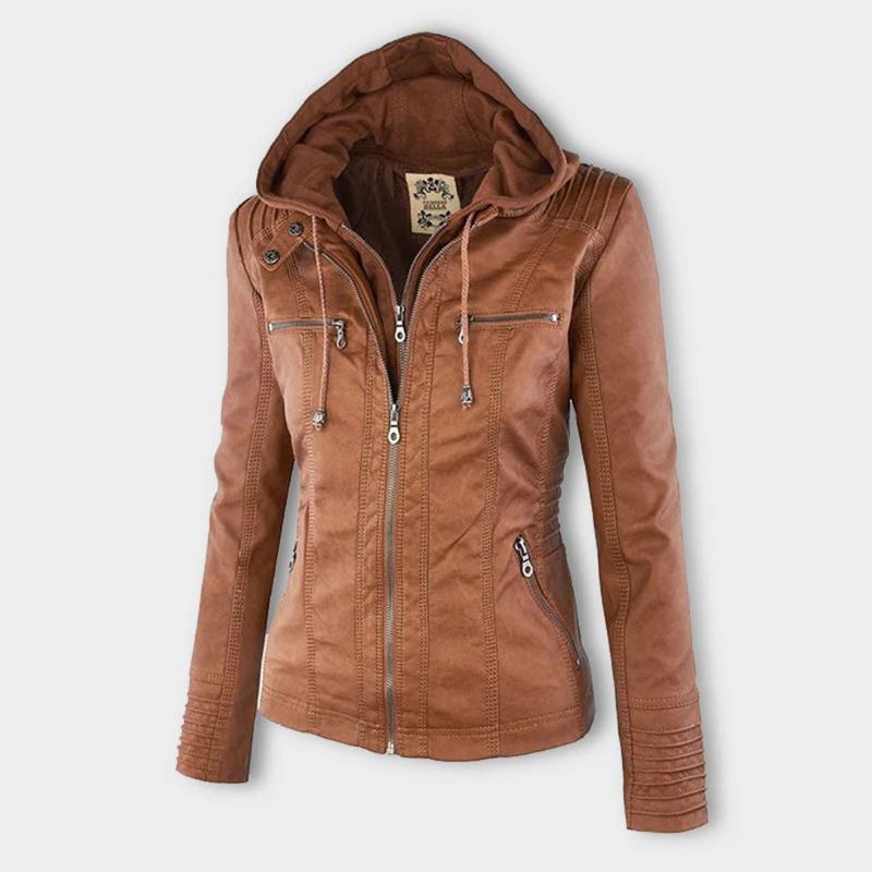 Jasmine | Classic Moto Jacket - Image 4