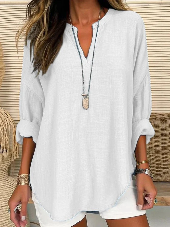 Marjorie | Casual Linen Blouse - Image 4