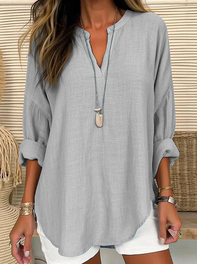 Marjorie | Casual Linen Blouse - Image 5