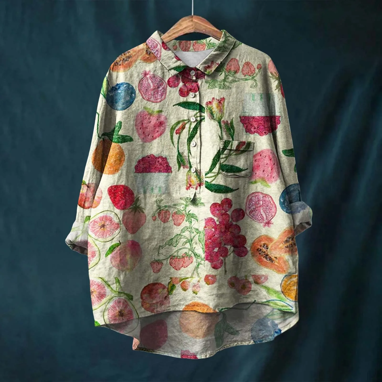 Megan | Elegant Floral Shirt - Image 6