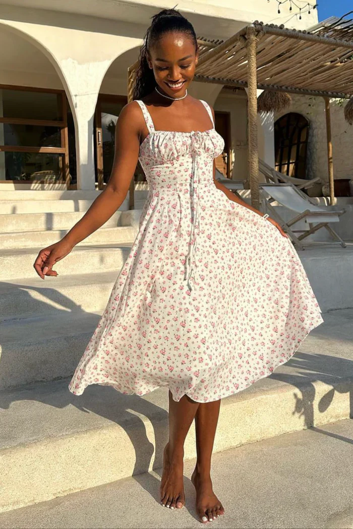 Orla | Corset Midi Dress - Image 6