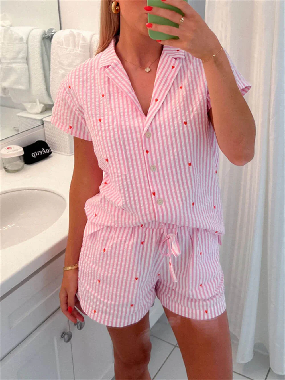 Penelope | Cozy Pajama Shorts Set - Image 3