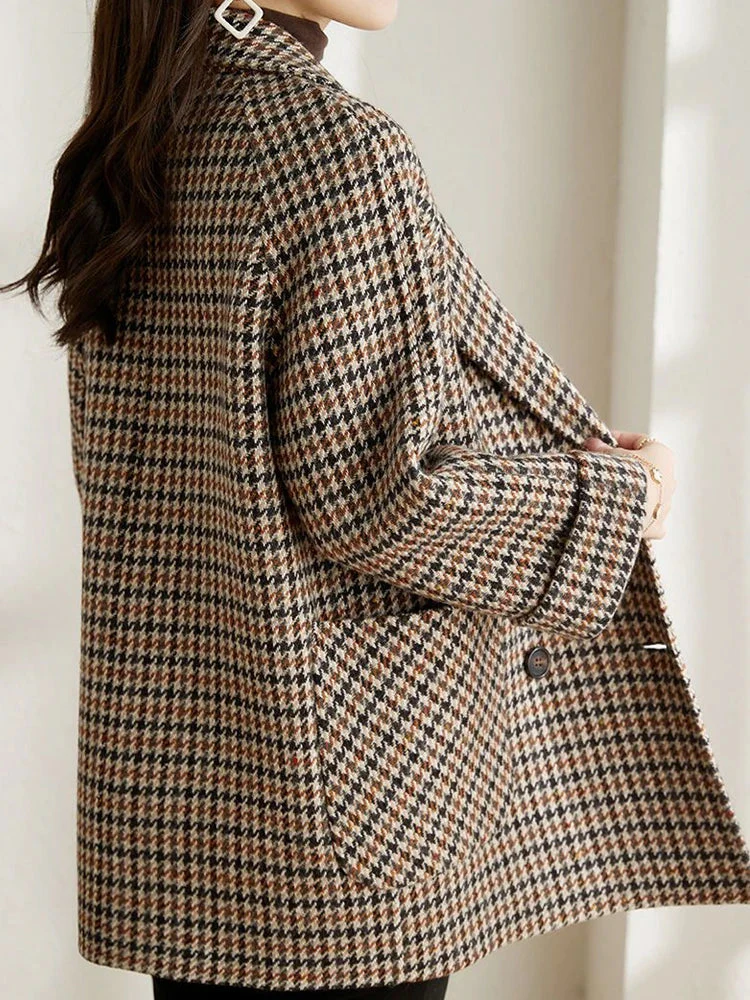 Persephone | Women's Checkered Jacket - Image 4