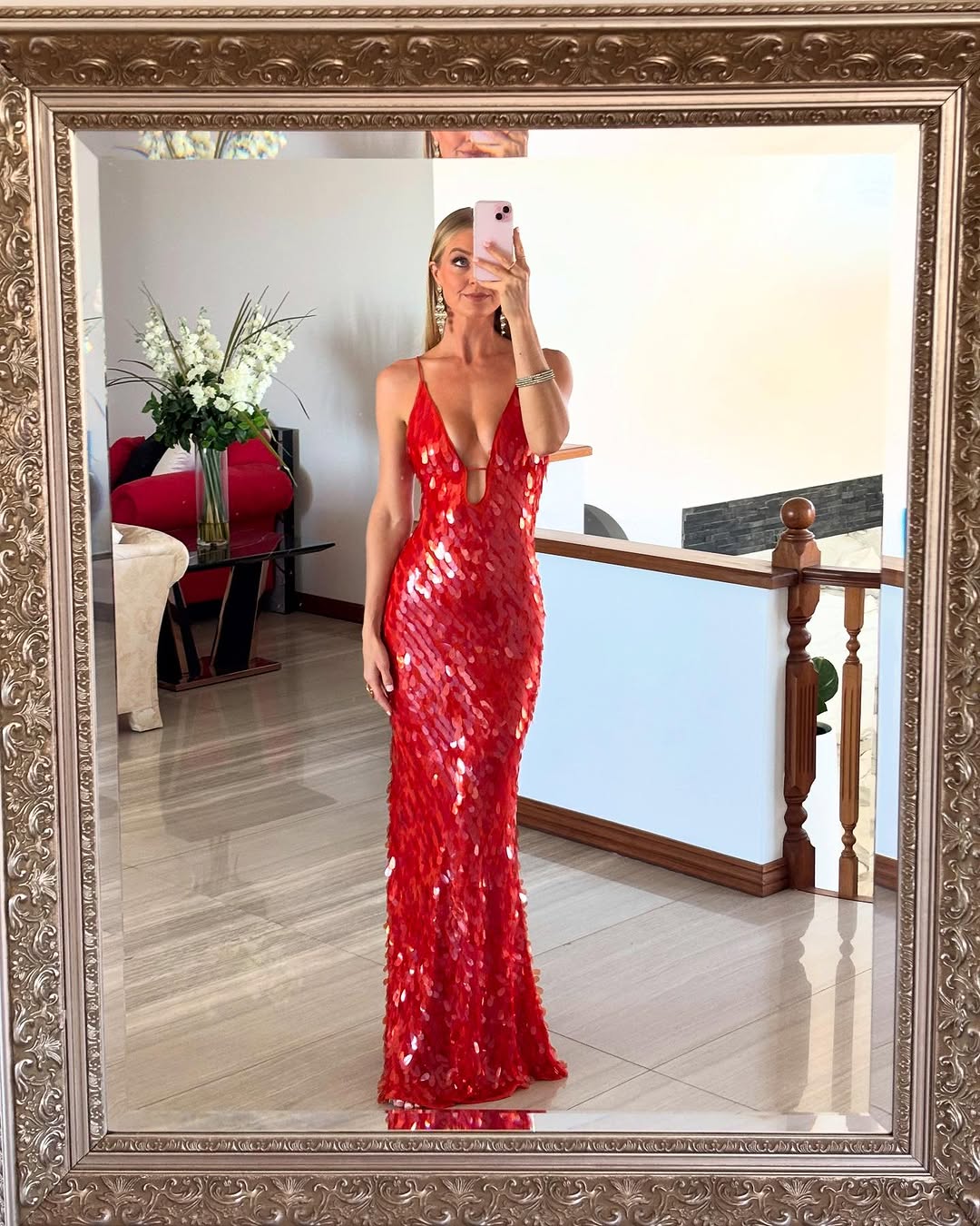 Rhea | Women's Dazzling Sequin Gown - Image 6