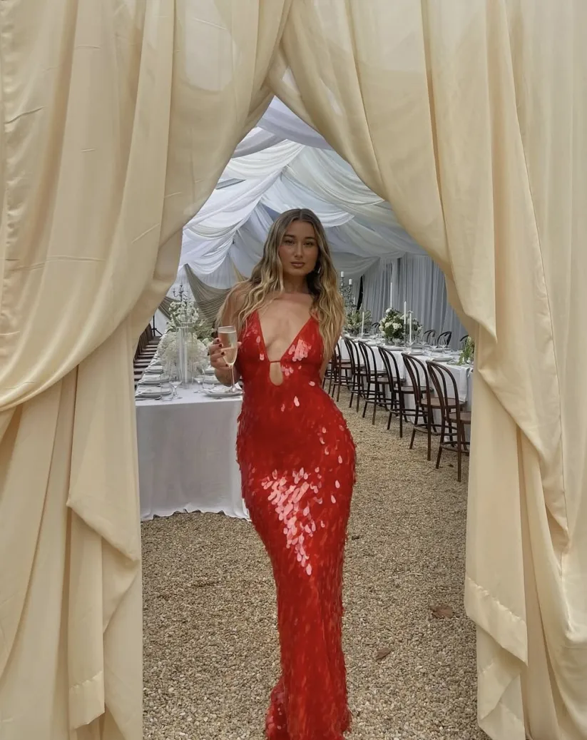 Rhea | Women's Dazzling Sequin Gown - Image 7