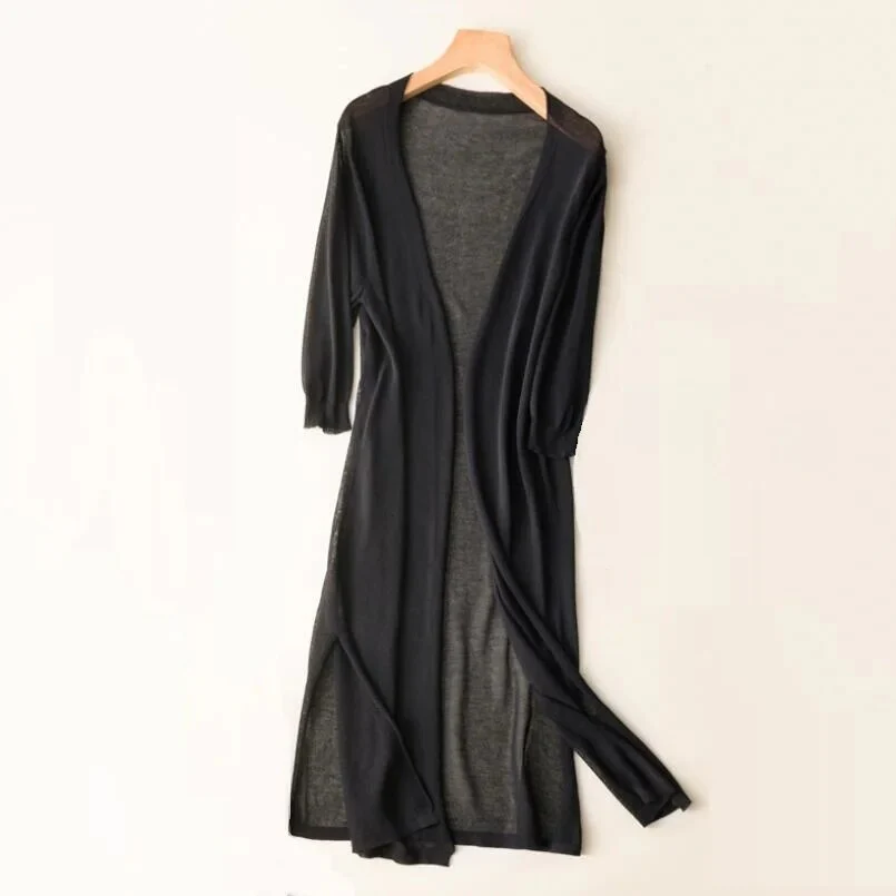 Sybella | Long Knitted Cardigan - Image 6