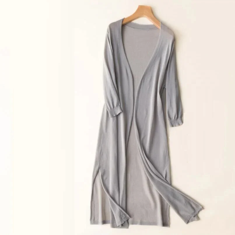 Sybella | Long Knitted Cardigan - Image 8