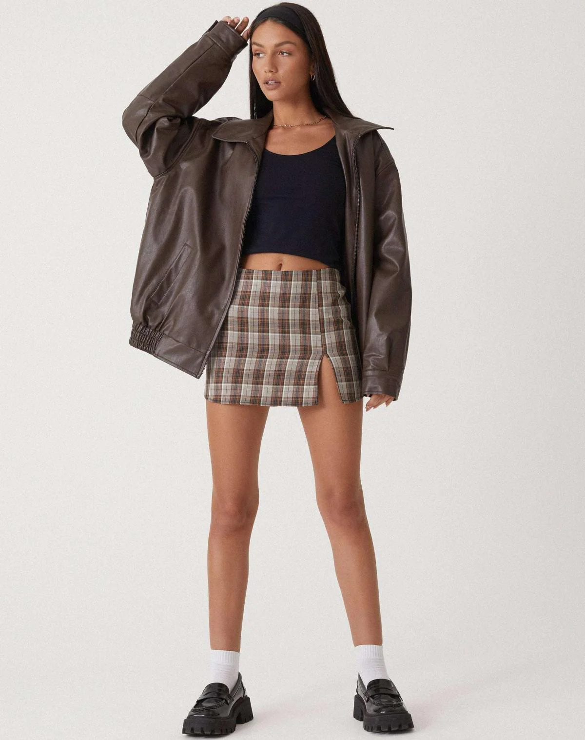 Sybil | Loose Leather Jacket - Image 3