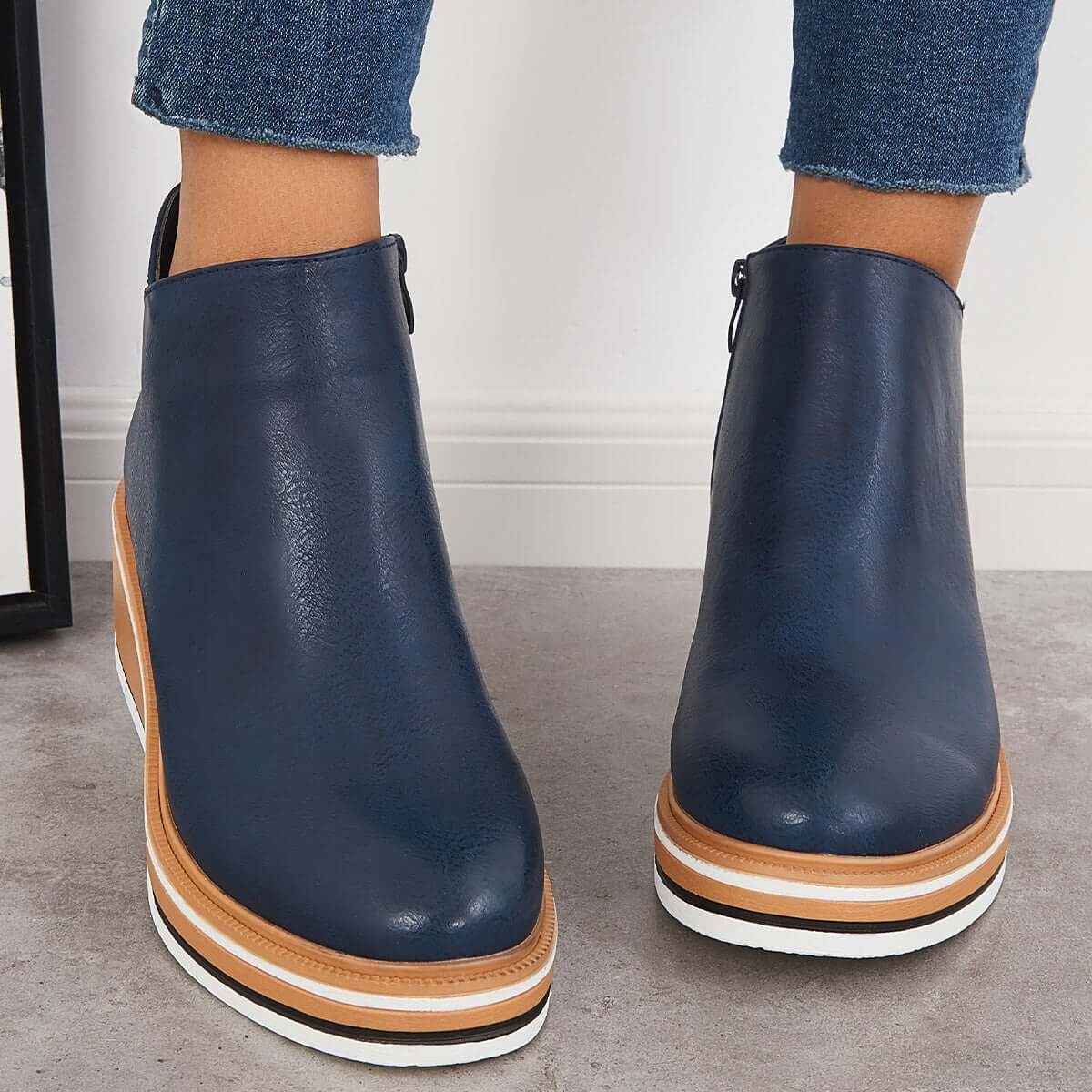 Sybil | Trendy Platform Boots - Image 4