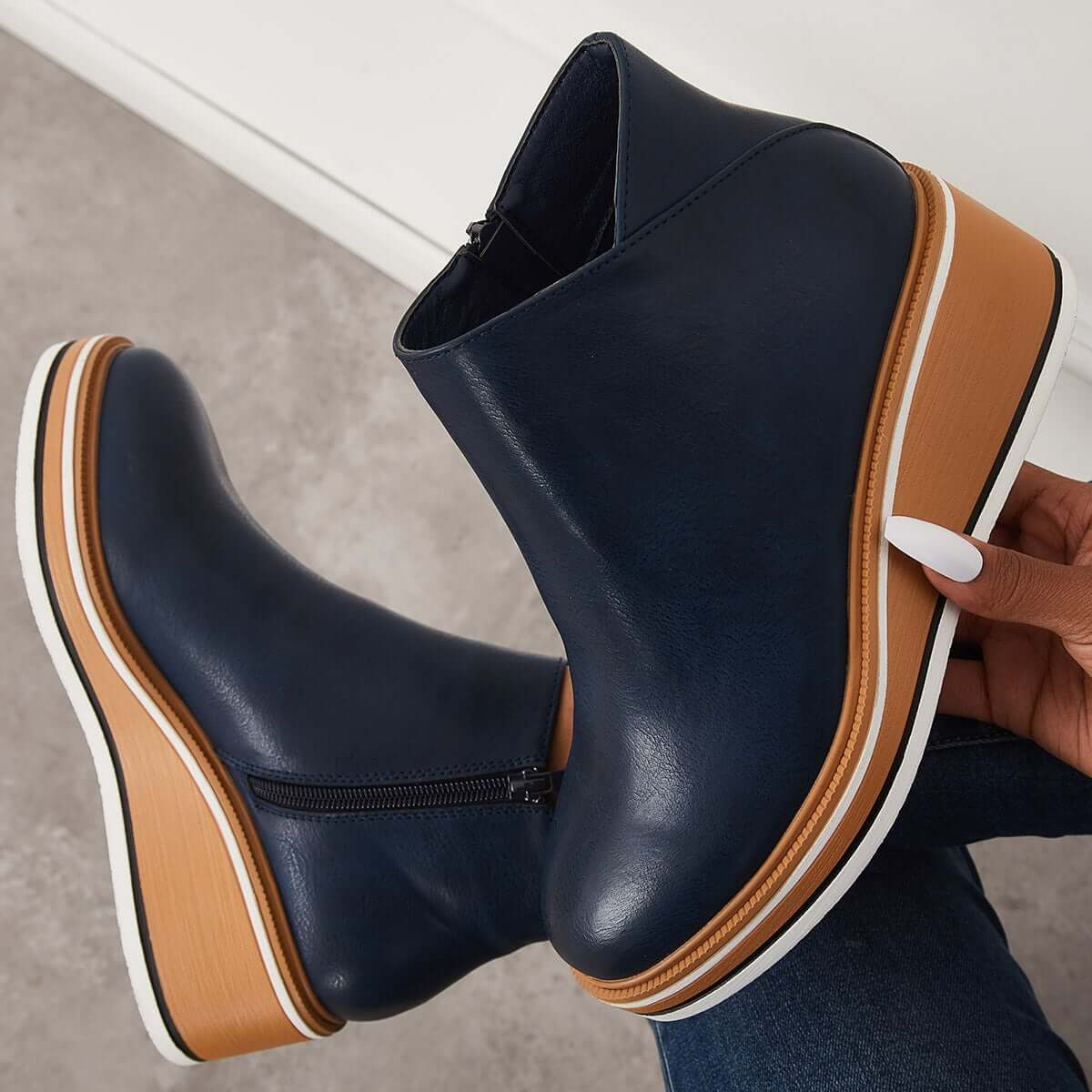 Sybil | Trendy Platform Boots - Image 6