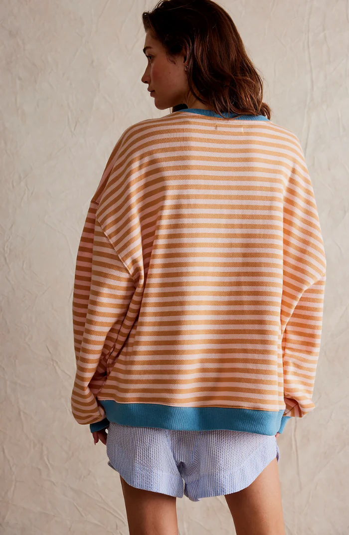 Tahlia | Striped Oversized Sweater - Image 12