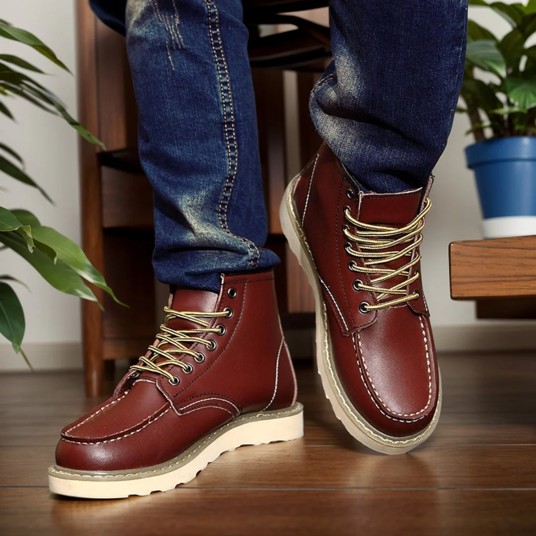 Tobias | Rugged Leather Boots - Image 4